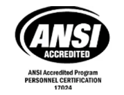 ANSI accredited logo